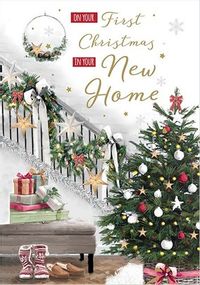 Tap to view 1st Christmas in Your New Home Christmas Card