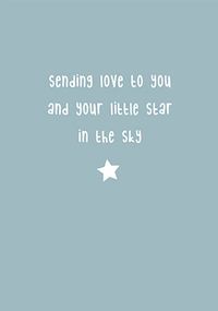 Tap to view Sending Love to You and Your Little Star Card