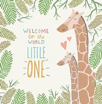 Tap to view Welcome to the World Little One New Baby Card