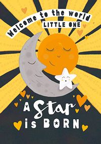 Tap to view A Star is Born Cute New Baby Card