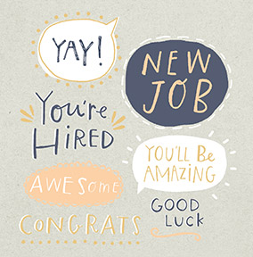 Awesome New Job Congratulations Card | Funky Pigeon