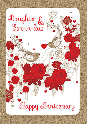 Daughter Son In Law Anniversary Cards Funky Pigeon