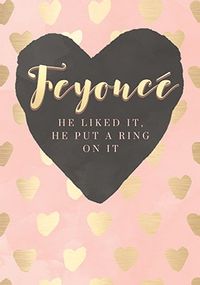 Tap to view Feyonce Engagement Card