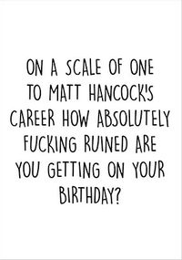 Tap to view Ruined on Your Birthday Card