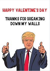 Tap to view Breaking Down My Walls Valentine's Day Card