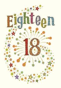 Tap to view Eighteen Birthday Card - Neapolitan