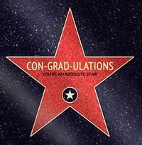 Tap to view You're A Star Graduation Card