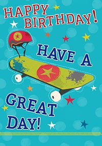 Tap to view Boys Skateboard Birthday Card