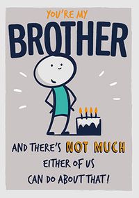 Tap to view You're my Brother Birthday Card