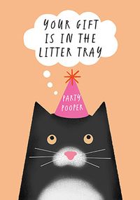 Tap to view Litter Tray Birthday Card