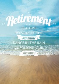 Tap to view Soak up the Sunshine Retirement Congratulations Card