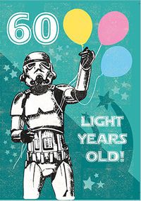 Tap to view 60 Light Years Birthday Card