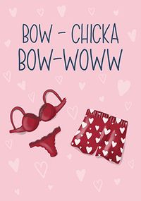 Tap to view Bow - Chicka Valentine Card