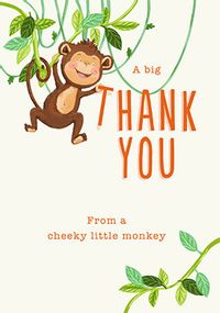 Tap to view Thank You Teacher Cheeky Monkey Card
