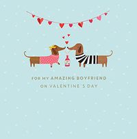 Tap to view Amazing Boyfriend Dog Valentine's Card