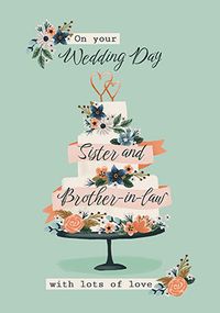 Tap to view Cake Sister & Brother In Law Wedding Card
