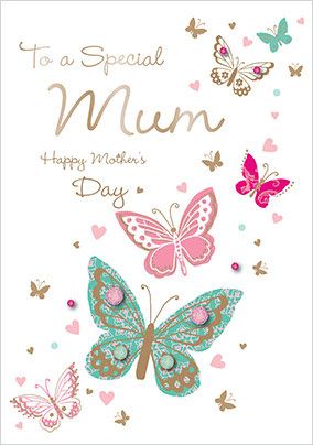 Mother's Day Card - Butterflies | Funky Pigeon