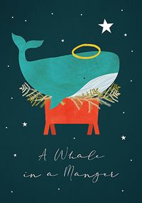 Tap to view A Whale in a Manger Christmas Card