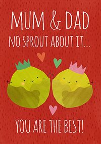 Tap to view Mum & Dad Sprout Christmas Card