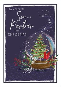 Tap to view Son And Partner Bauble Christmas Card