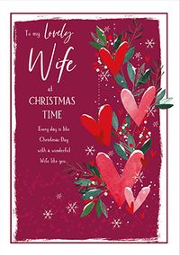 Tap to view Lovely Wife At Christmas Time Card