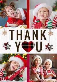 Tap to view Thank You Festive Multi Photo Card