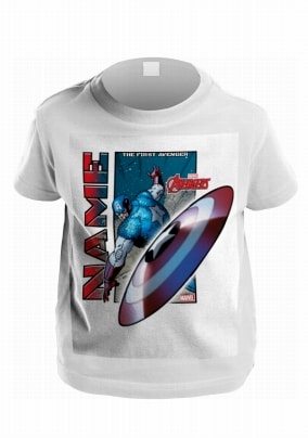 personalised avengers t shirt