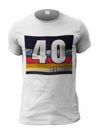 Tap to view Est. Year Retro Personalised Men's Birthday T-Shirt