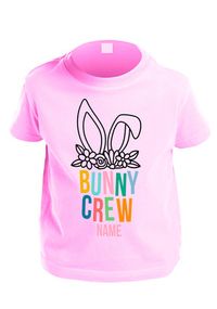Tap to view Bunny Crew Girls Personalised Kids T-Shirt