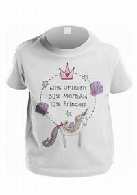 Tap to view Unicorn Mermaid Princess Kids T-Shirt