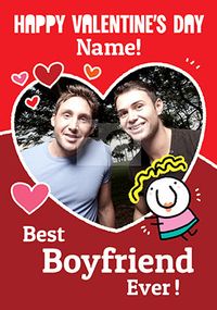 Tap to view Best Boyfriend Ever Photo Valentine's Card