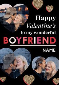 Tap to view Wonderful Boyfriend Valentine's Photo Card