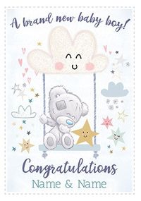 Tap to view A Brand New Baby Boy Personalised Card