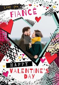 Tap to view Fiance Happy Valentines Photo Card