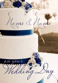 Tap to view Photographic - Wedding Cake Blue